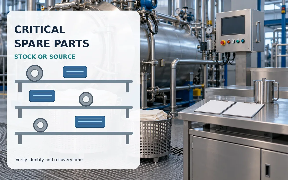 Critical Spare Parts Inventory and Stocking Decisions