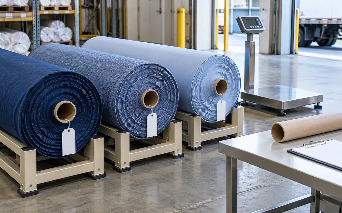 Fabric Roll Acceptance Checklist for Factory Receiving