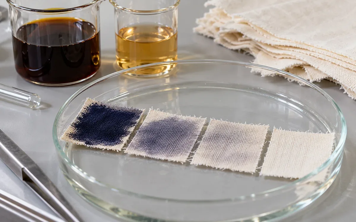 Enzyme Desizing of Cotton Fabric and Residual Starch Checks — process illustration