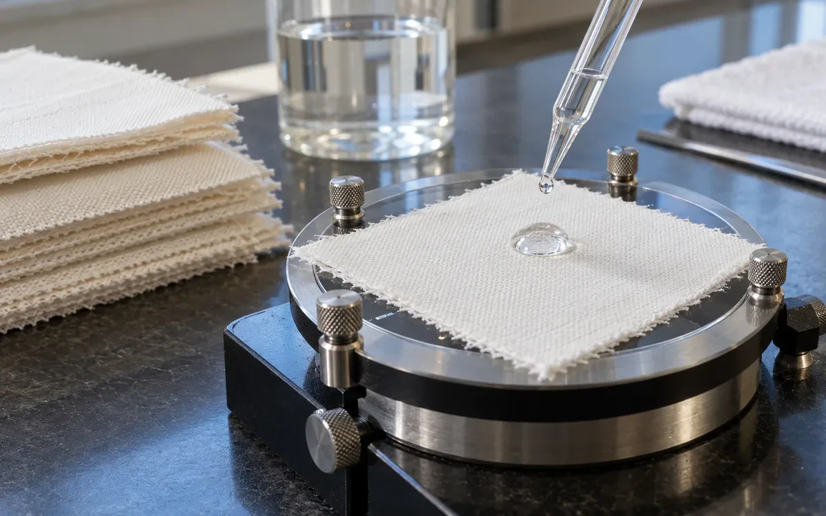 Cotton Scouring Trials and Absorbency Release Checks — process illustration