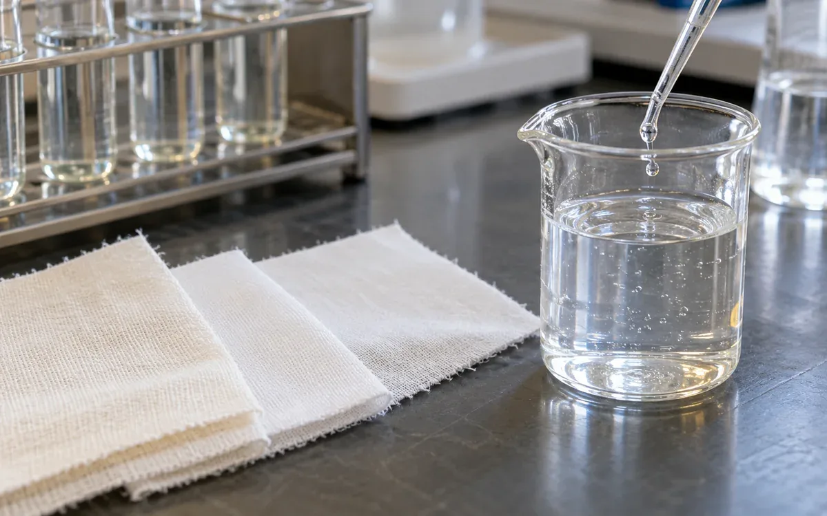 Hydrogen Peroxide Bleaching of Cotton Without Excess Strength Loss — process illustration