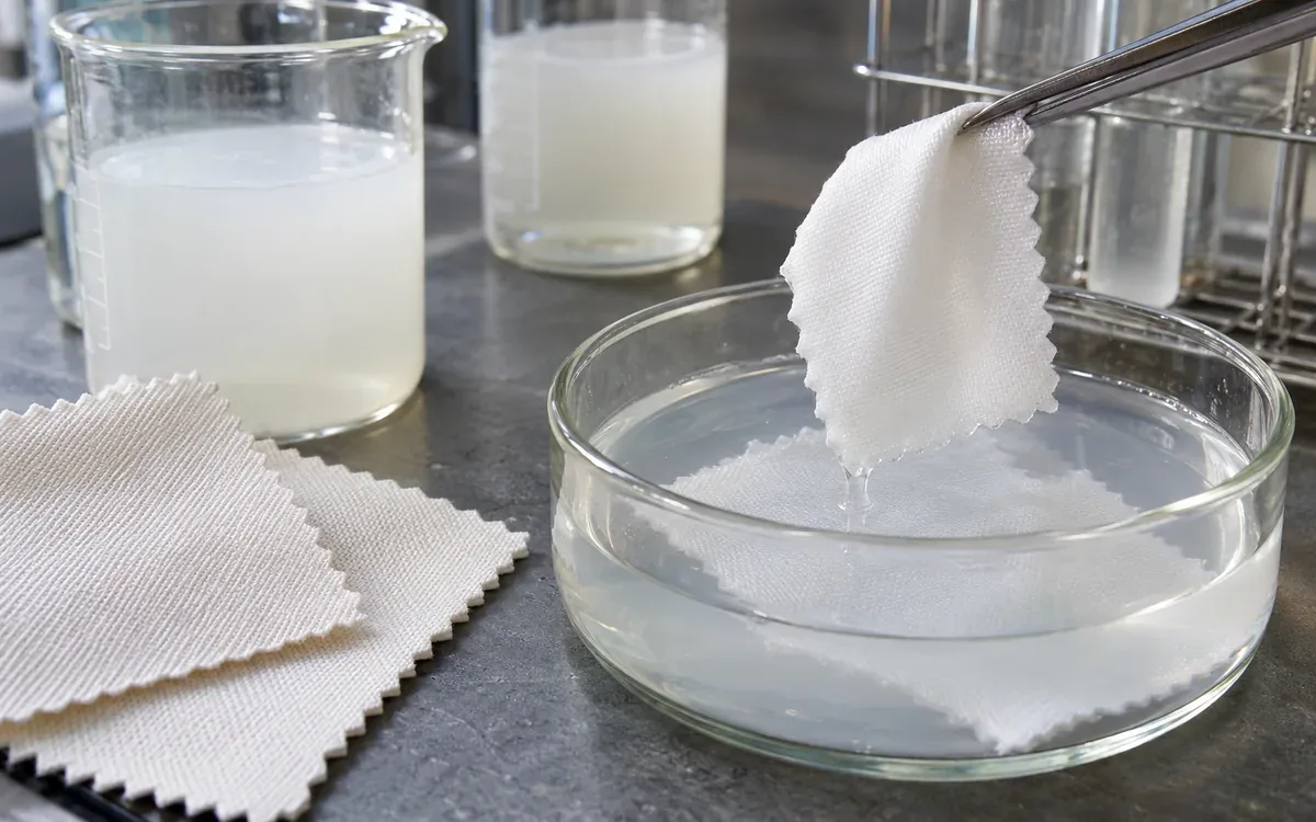 Cotton Mercerization and How to Verify the Result — process illustration