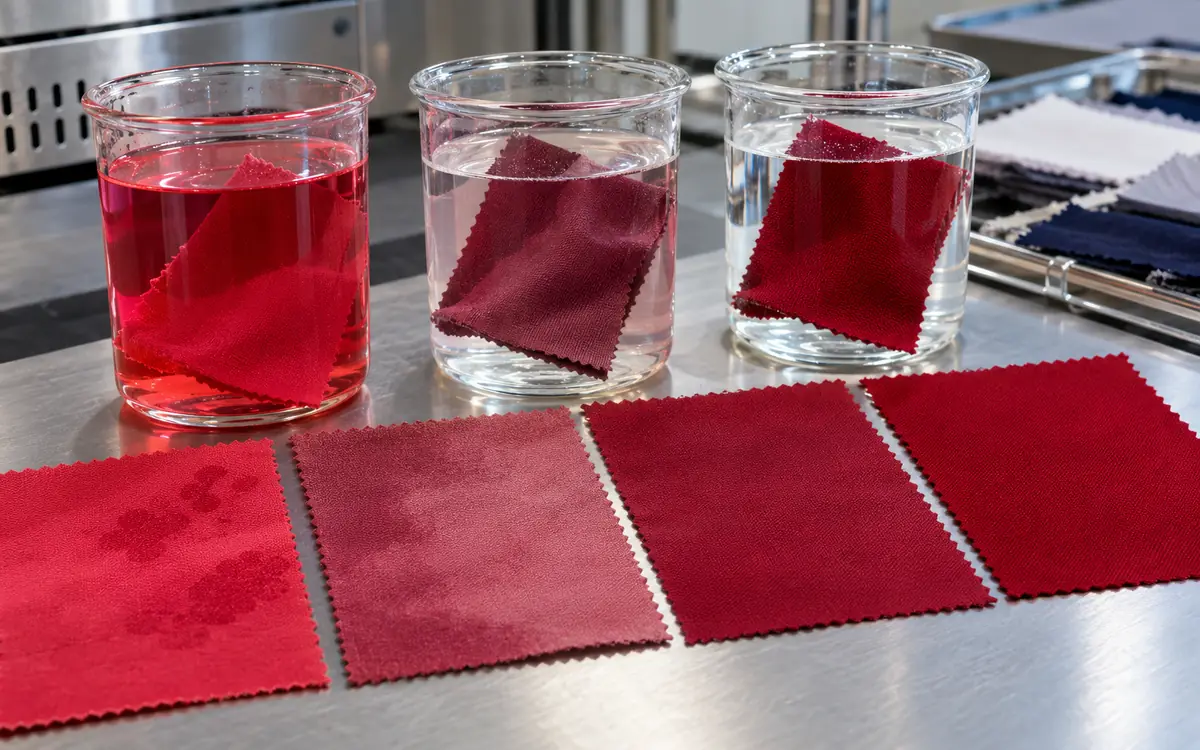 Polyester Disperse Dyeing and Reduction Clearing Controls — process illustration