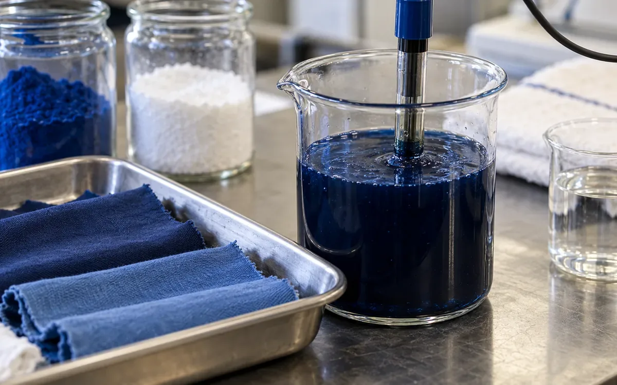 Vat Dyeing of Cotton and Control of Reduction and Oxidation — process illustration