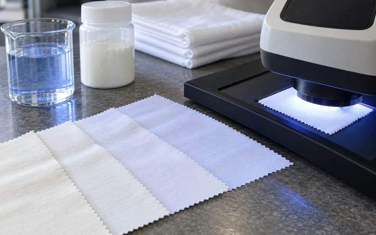 Optical Brighteners in Textiles and Reliable Whiteness Checks — process illustration