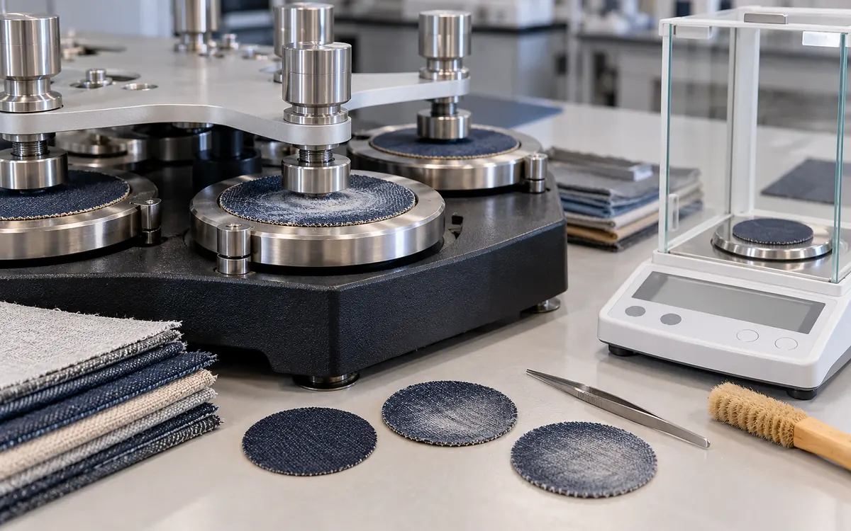 Fabric Abrasion Testing by Mass Loss and Appearance Change