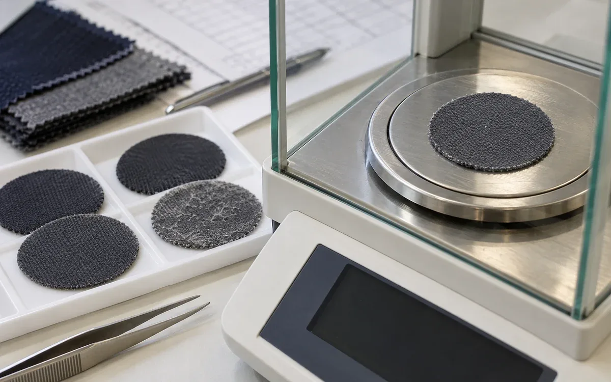 Fabric Abrasion Testing by Mass Loss and Appearance Change — process illustration