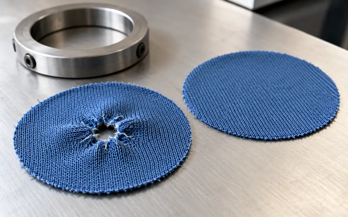 Fabric Bursting Strength and Hydraulic Versus Pneumatic Tests — process illustration