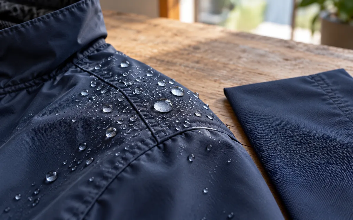 Textile Water Repellency Tests from Spray Rating to Rain Exposure — process illustration