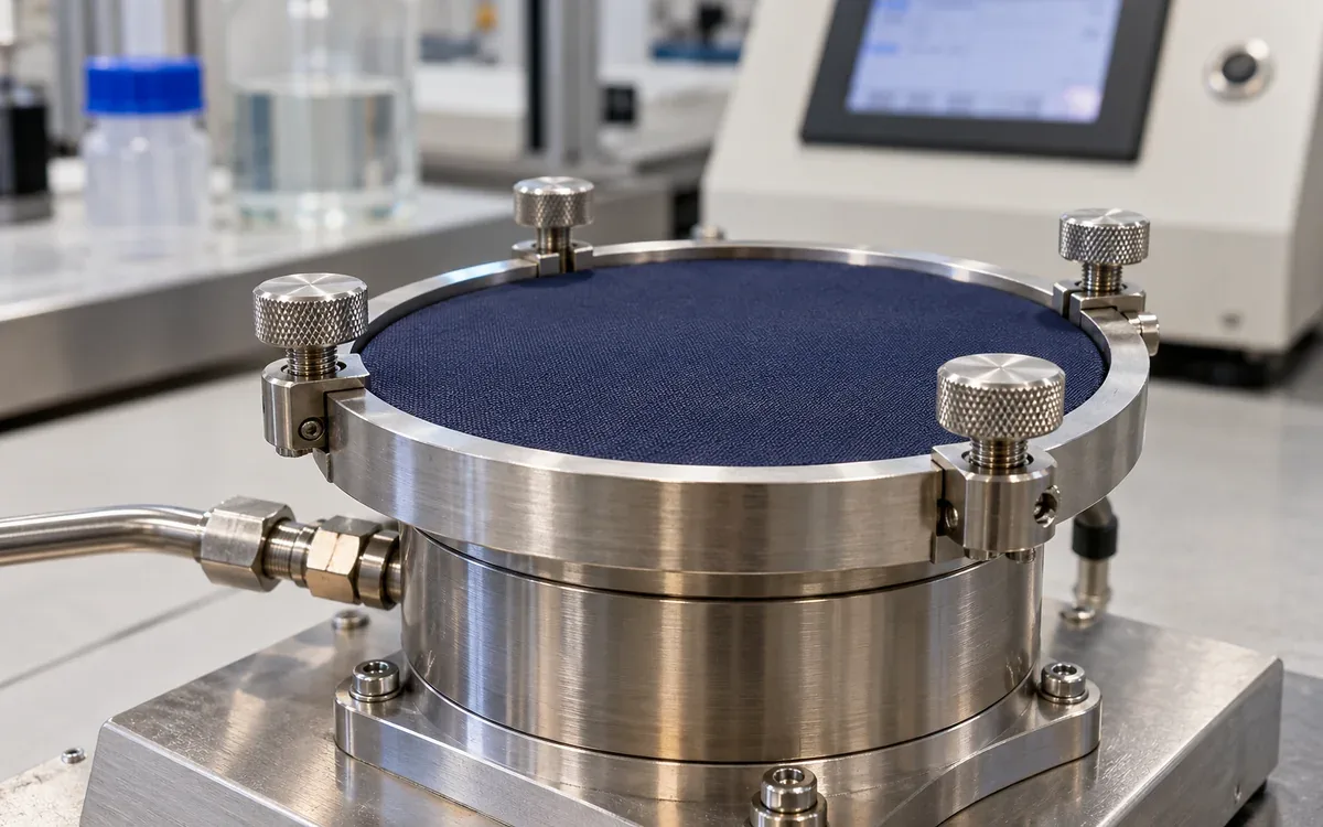 Hydrostatic Pressure Testing of Waterproof Apparel Fabrics