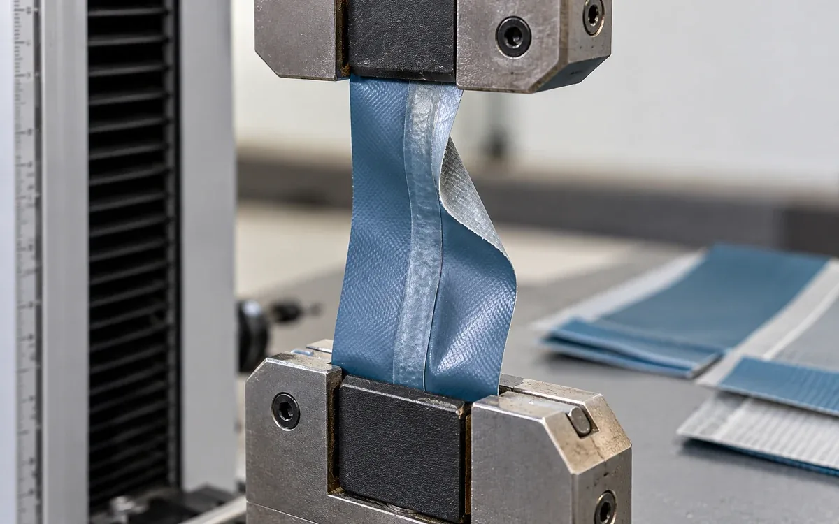 HF Welding Qualification for Coated Textile Seams — process illustration