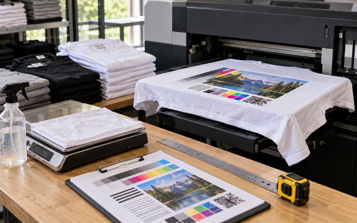 DTG Blank Garment Qualification for Repeatable Prints