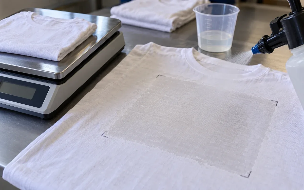 DTG Blank Garment Qualification for Repeatable Prints — process illustration