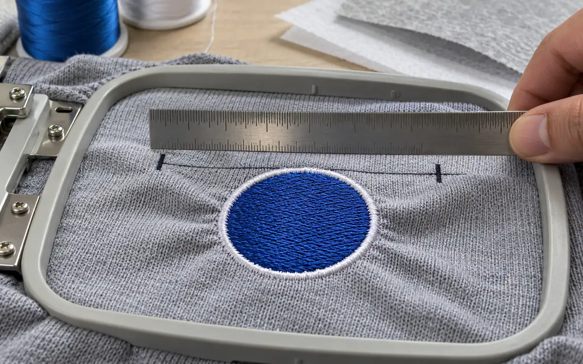 Embroidery Puckering and Registration Troubleshooting — process illustration