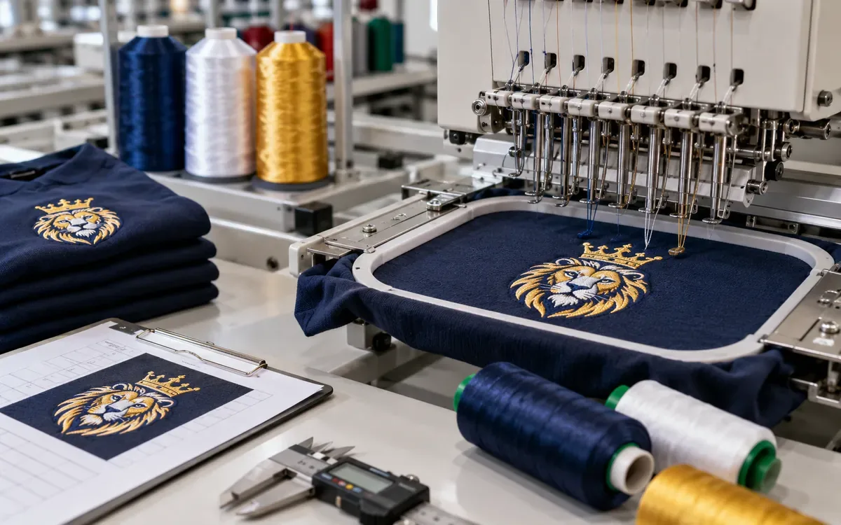 Embroidery Thread Consumption from Sample Measurement