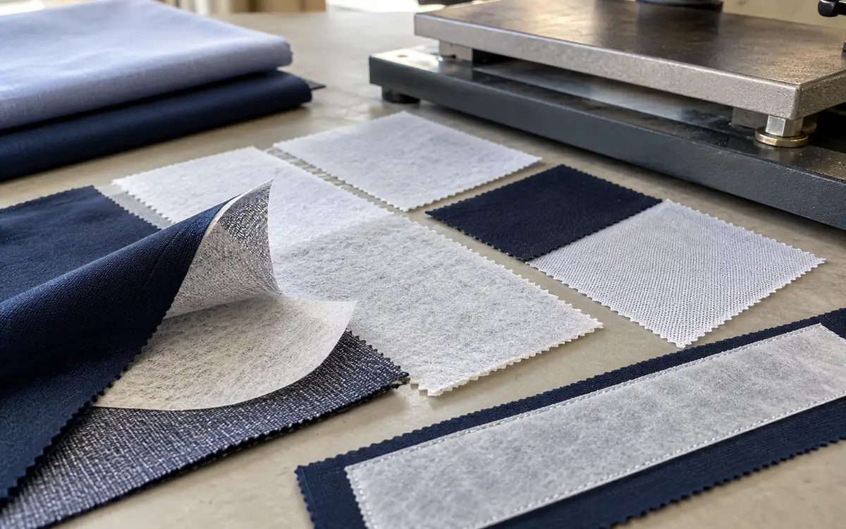 Fusible Interlining Selection for Shell Fabric and Care — process illustration