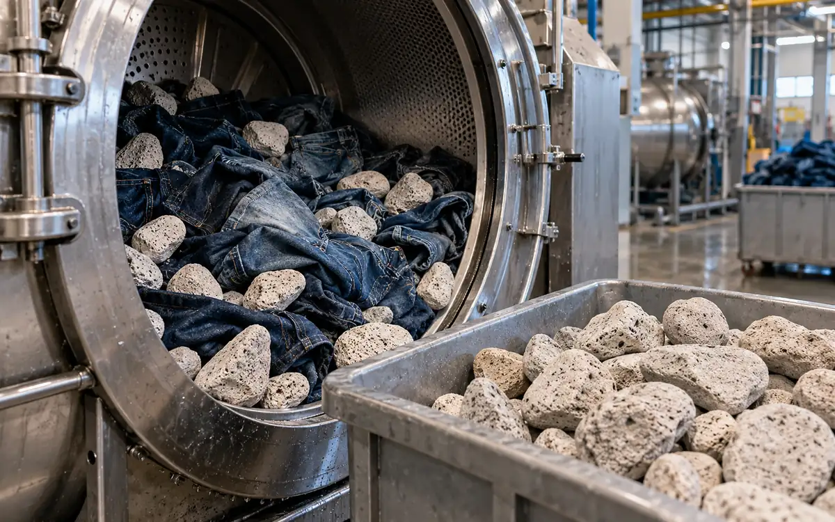 Pumice Stone Control in Denim Washing