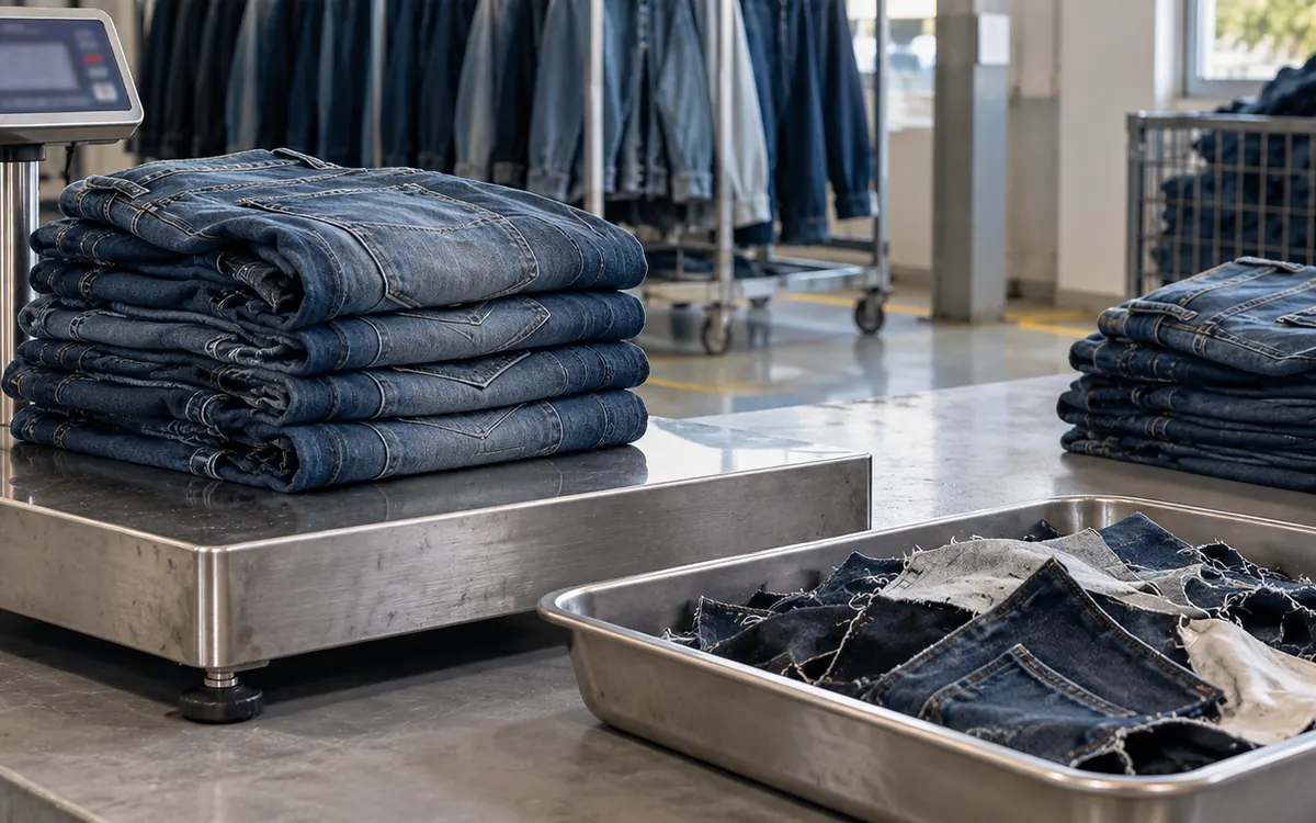 Measure Water, Energy and Yield in Denim Garment Washing — process illustration
