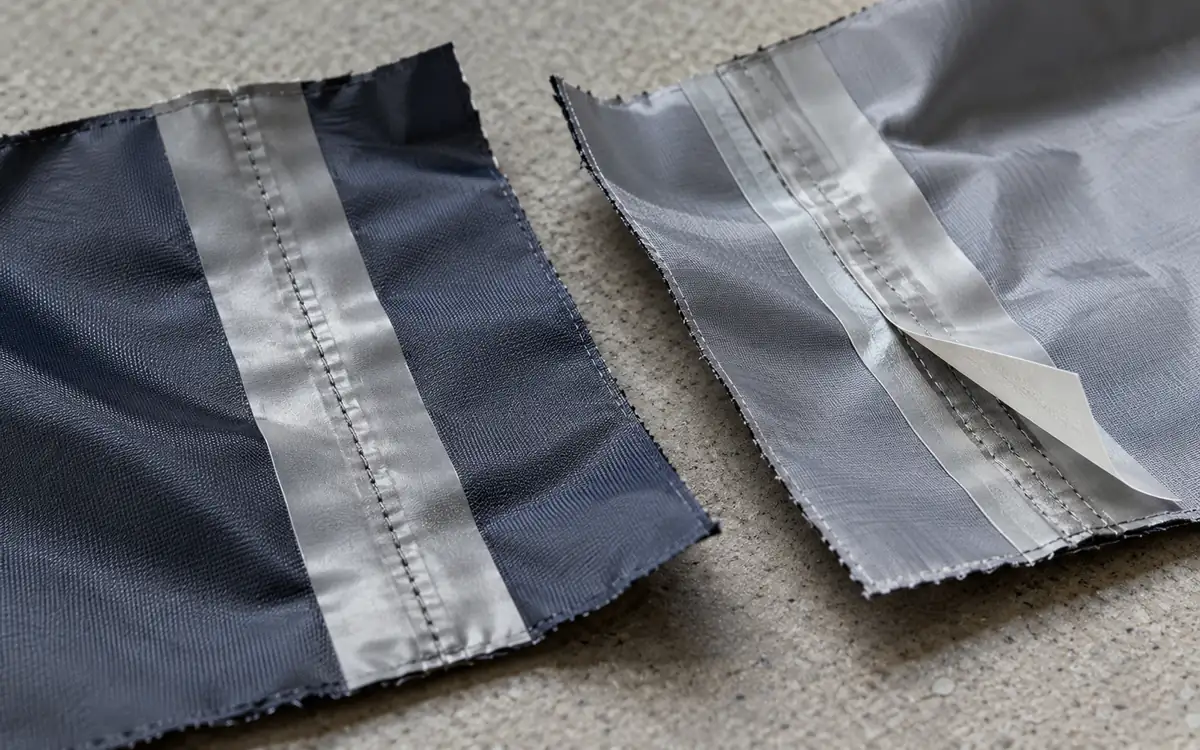 Seam Sealing Tape Validation for Waterproof Garments — process illustration