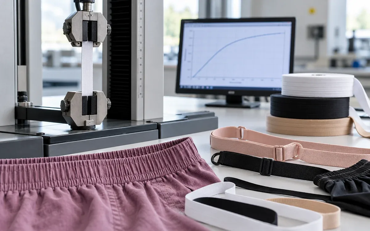 Narrow Elastic Testing for Garment Waistbands and Straps
