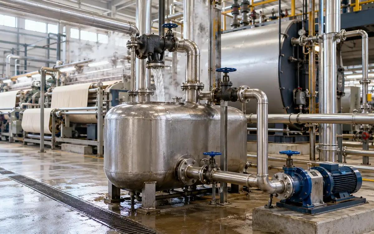 Condensate Recovery in Textile Mills with a Heat and Water Balance