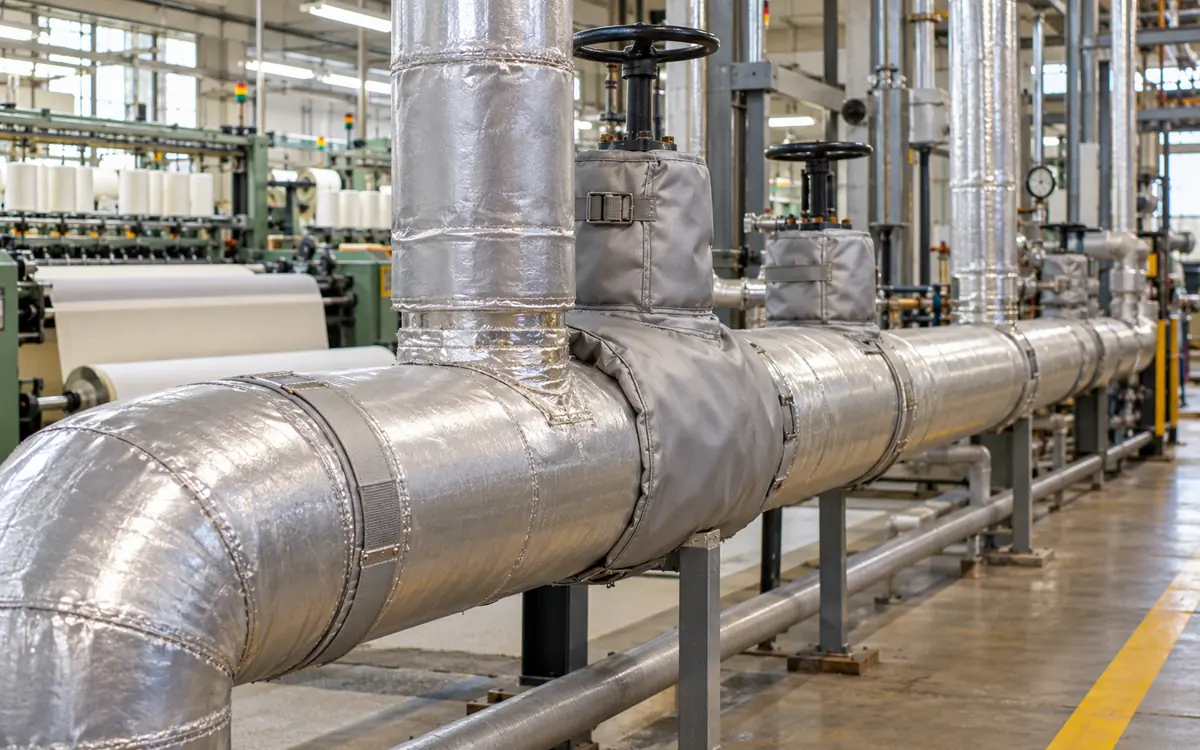 Steam Pipe Insulation in Textile Mills from Heat Loss to Repair Priority