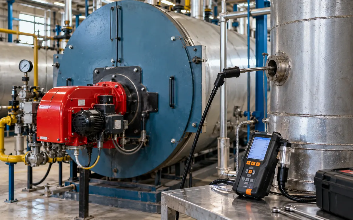 Boiler Combustion Efficiency and Excess Air in a Textile Mill Audit