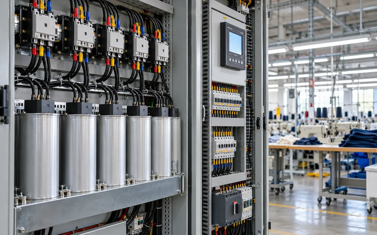 Power Factor Correction for Garment Factories with Honest Savings Calculations