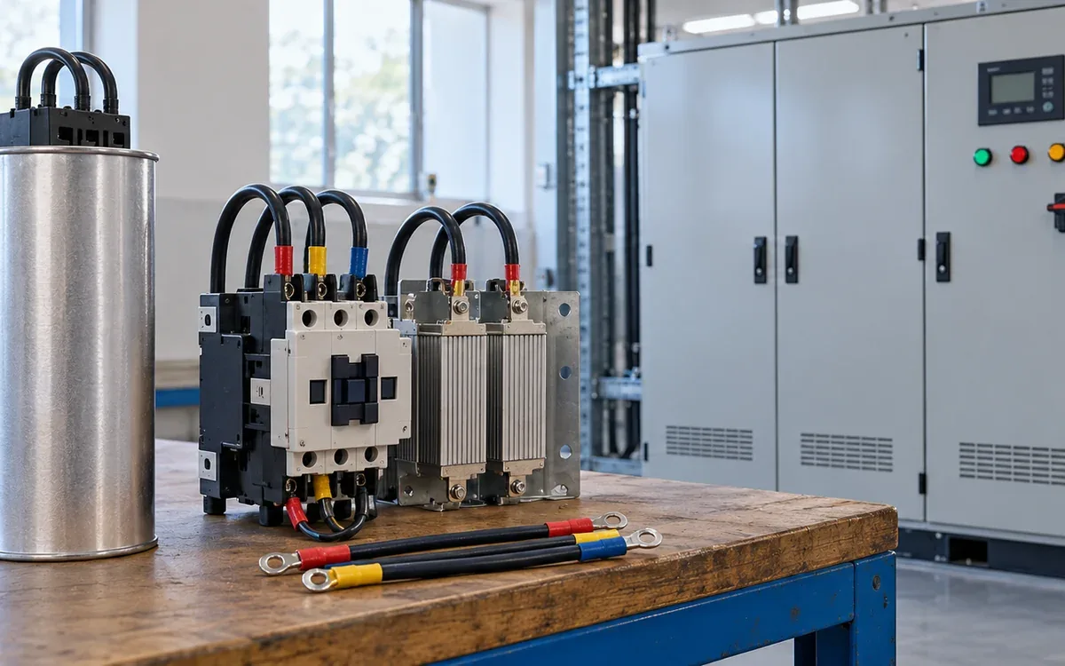 Power Factor Correction for Garment Factories with Honest Savings Calculations — process illustration