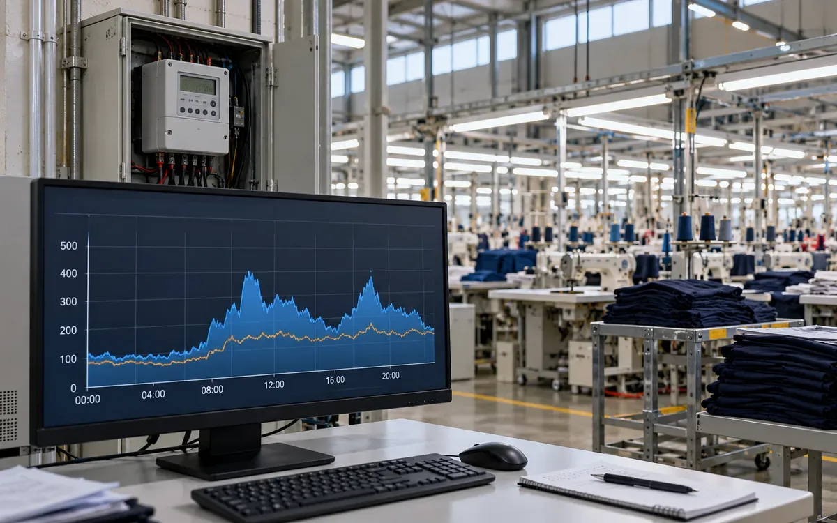 Factory Peak Demand Analysis from Interval Meter Data