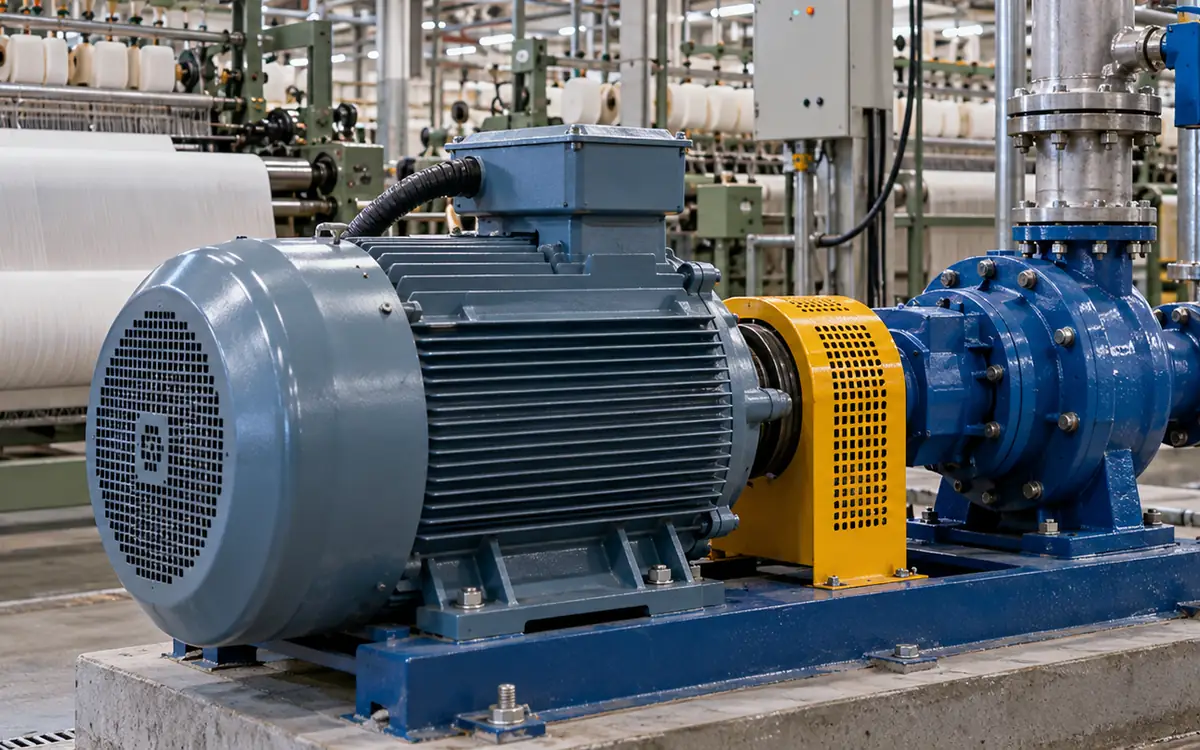 Industrial Motor Replacement Decisions for Textile Mills