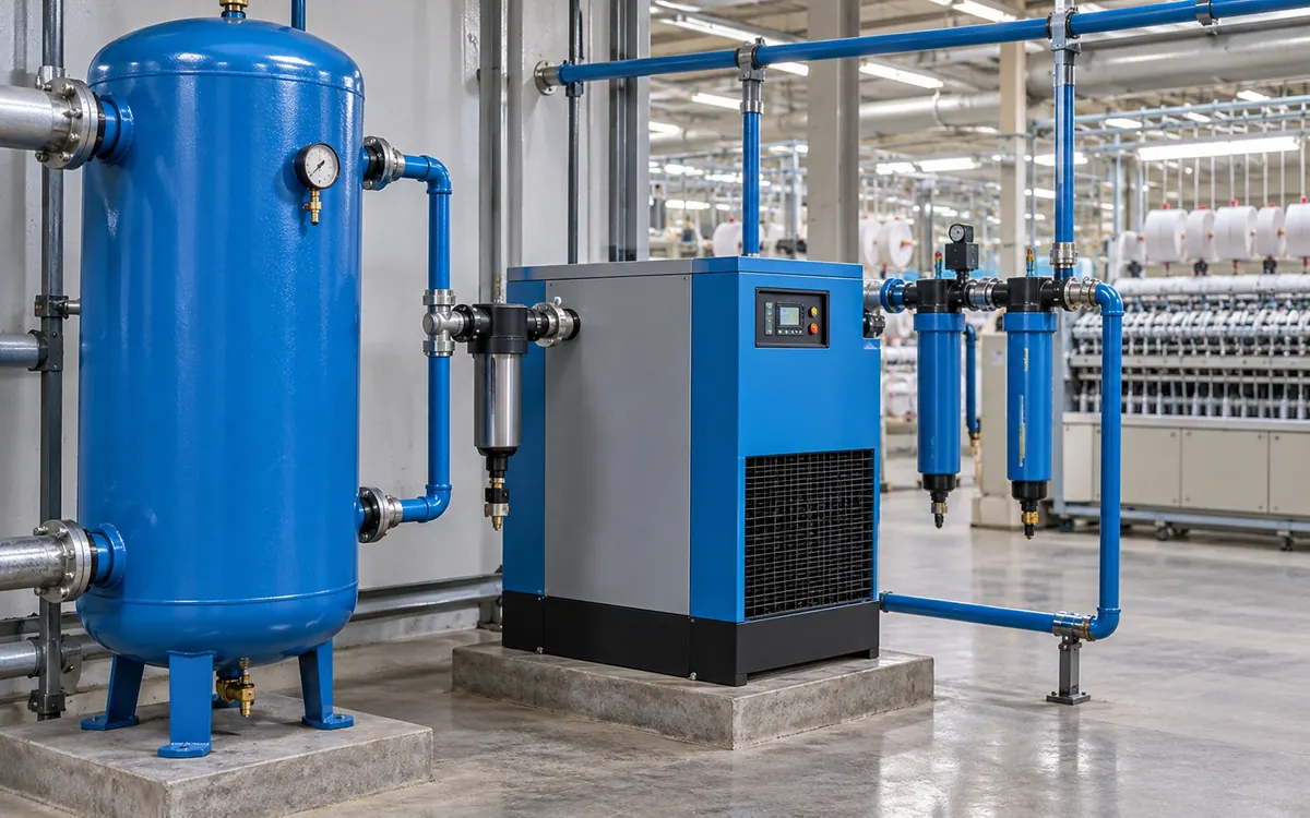 Compressed Air Dew Point and Dryer Selection for Textile Equipment