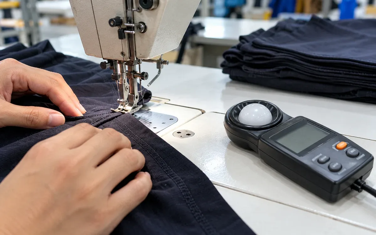 Garment Factory Lighting Audits with Lux Measurements and Retrofit Checks — process illustration