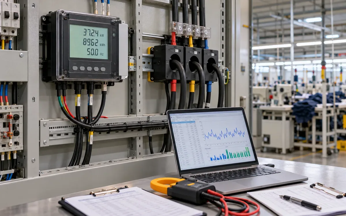 Energy Meter Data Validation Before a Factory Dashboard Goes Live