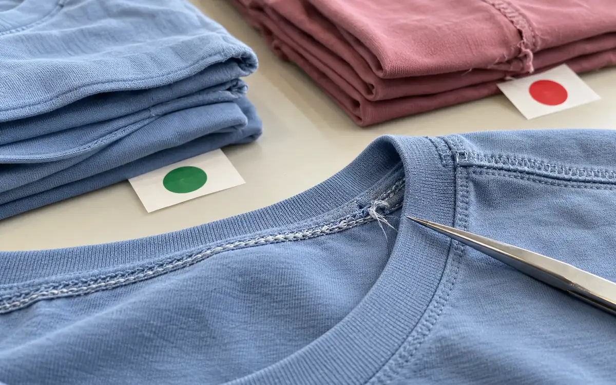 Stratifying Garment Defect Data Before Comparing Production Lines — process illustration